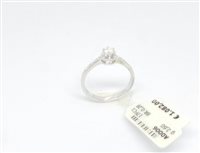 Ring Artigianale Woman in Gold Diamante 0.28 Ct A0006-14